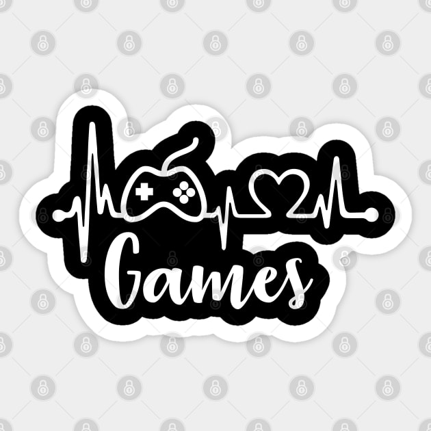 games white Sticker by equiliser